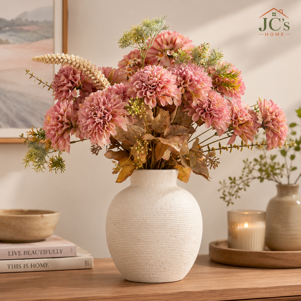 Rustic Ceramic Flower Vase